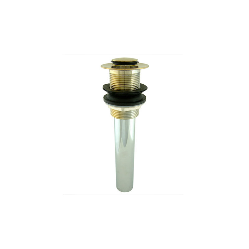 South Beach Pop-Up Bathroom Sink Drain, Polished Brass