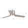 48" Figgs 3 - Blade LED Flush Mount Ceiling Fan with Remote Control and Light Kit Included