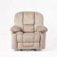 Fauteuil inclinable souple, fauteuil inclinable manuel luxueux en café, tissu doux pour la peau, porte-gobelets doubles