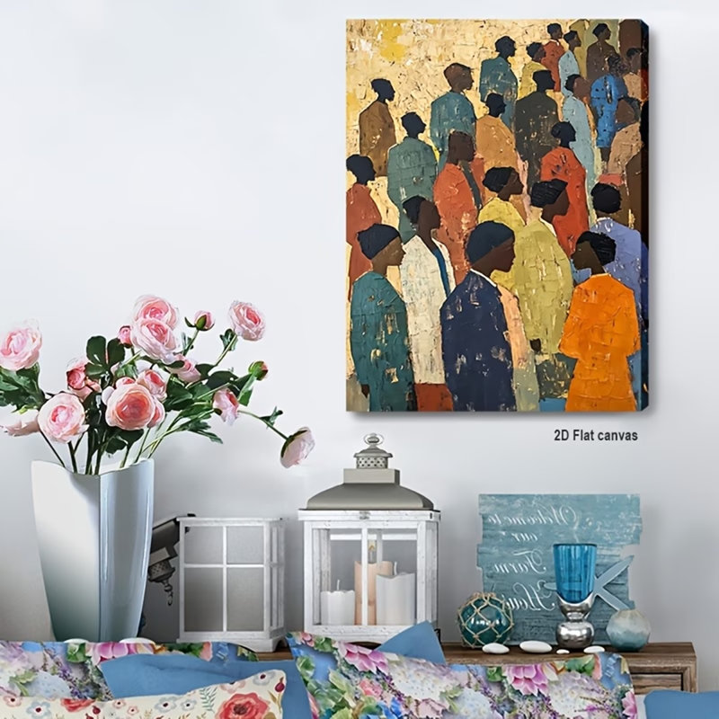 1 Piece Wrapped Canvas Wall Art