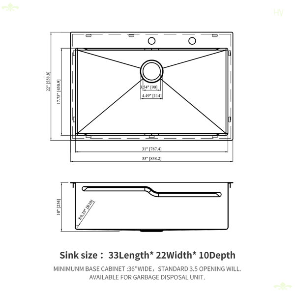 Dimensions du produit