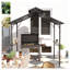 Pavillon de jardin à toit rigide 8 pi x 5 pi Outsunny