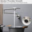 Robinet remplisseur de pot mural, acier inoxydable 304, nickel brossé, finition, support, cuisine, bras à double articulation