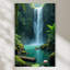Art mural en verre trempé tropical-612286519