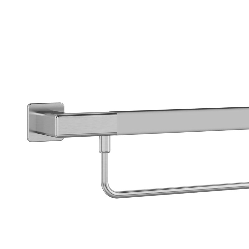 Barre de sécurité 24 po Seville, antidérapante, conforme à l'ADA, capacité de poids de 500 lb, Nickel brossé