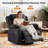 Oversized Recliner Chair, 360° Swivel Recliner for Adults, Rocker Chair With Heat And Massage, Manual Recliner with Remote Control and Cup Holder for Living Room-140860571