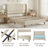 Wingback Upholstered Platform Bed Frame with Charging Station & Strong Wood-Metal Slat Support-1198478281-1198478279