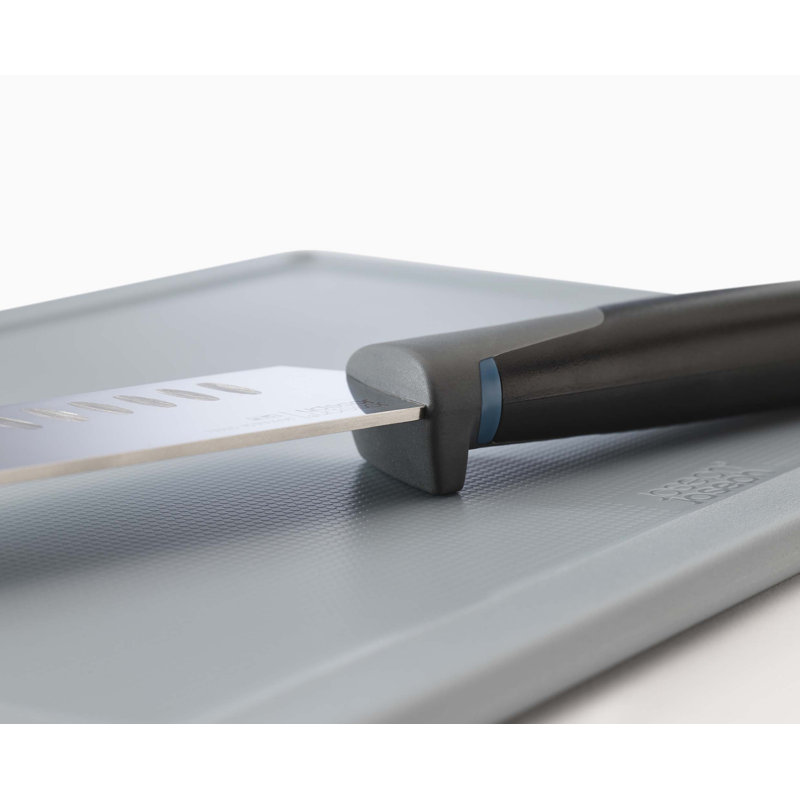 Folio Plus 8-Piece Knife & Cutting Board Set, Graphite