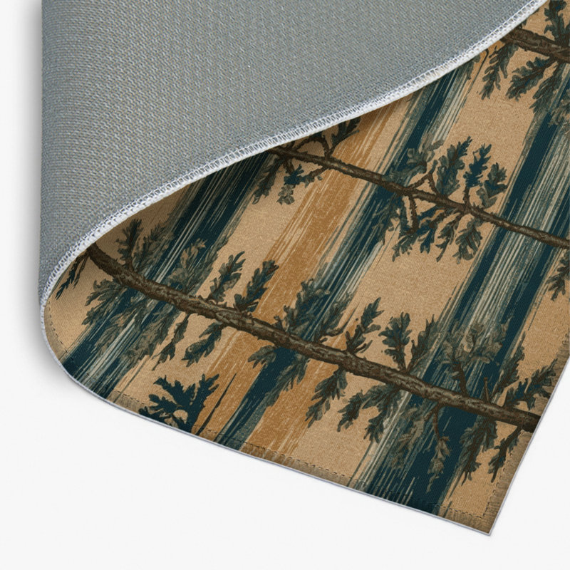 Tapis d'intérieur et d'extérieur brun Nature, Rectangle 4pi x 6 pi