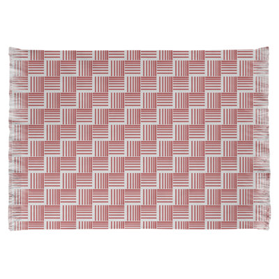 Chenille Striped Indoor Rug