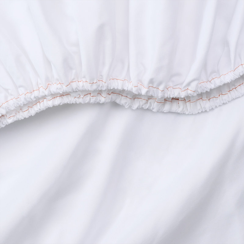Arkwright Extra Soft Cotton Sateen 300 Thread Count Fitted Sheets - Pack of 6, Twin XL Fitted Sheet
