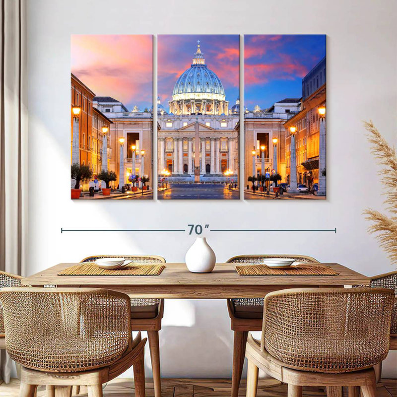 Adella, Basilique Saint-Pierre, Vatican, H 42 po x l 65 po
