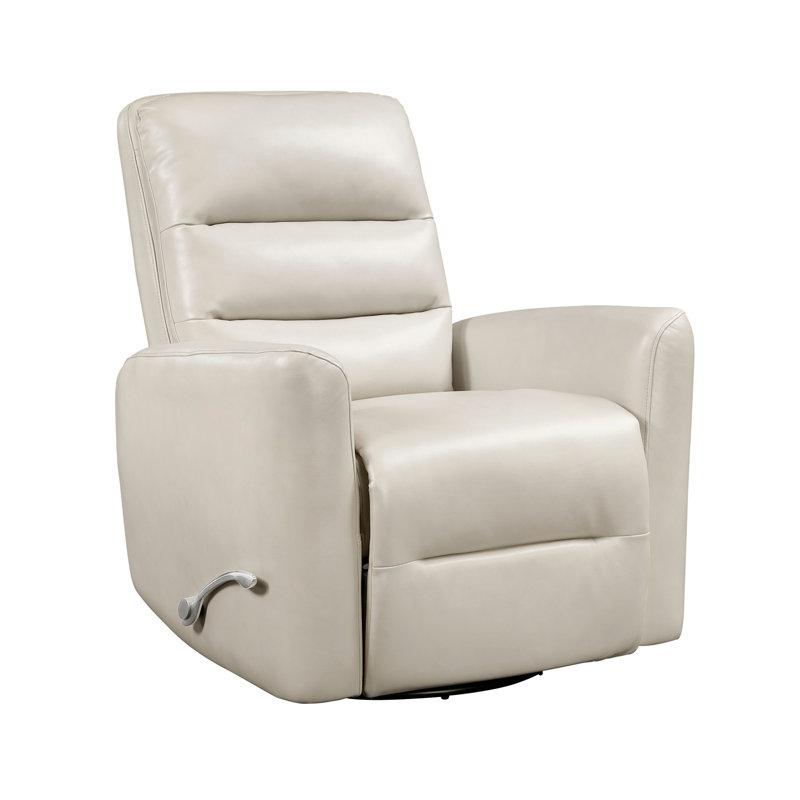 Fauteuil oscillant, fauteuil pivotant, mouvement pivotant, revêtement en similicuir respirant beige, Beige