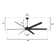 100" McClellandville Industrial Ceiling Fan with Aluminum Blades and Remote Control