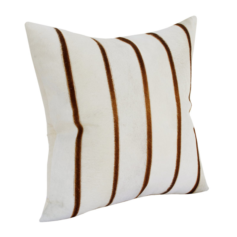  Coussin décoratif en similicuir texturé, Polyester