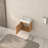16" Wall - Mounted Bathroom Vanity, Solid Wood, White Resin Basin, Structure, Reversible Basin Design Small Stain Proof Surface, Quick Setup Process
