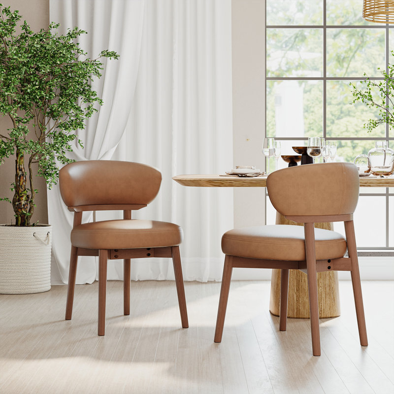 Chaise d'appoint Cleona, Brun