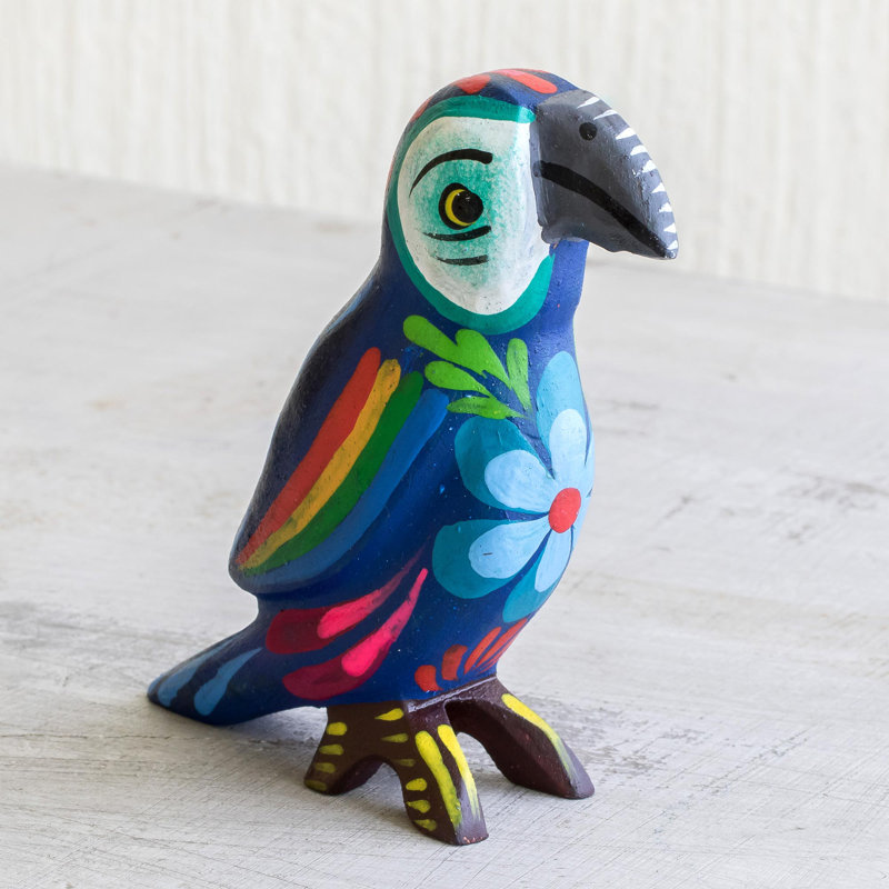 Figurine Ara colorée