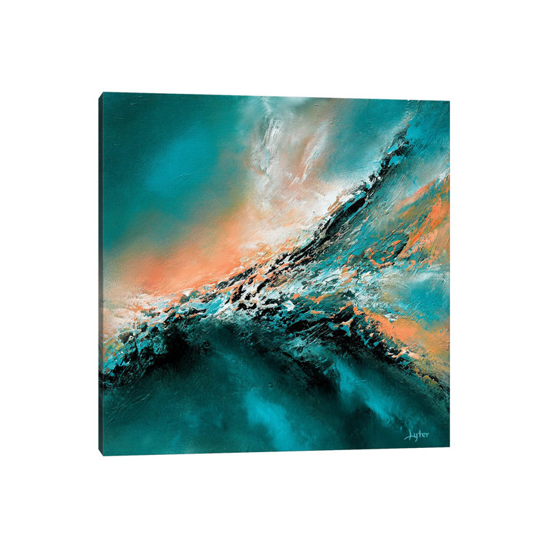 Surge by Christopher Lyter - Wrapped Canvas Painting, 30.48cm H x 30.48cm W x 1.905cm D