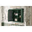 Armoire de rangement murale 35 po x 28 po avec miroir, design moderne et tablettes réglables pour une meilleure organisation-1201355337