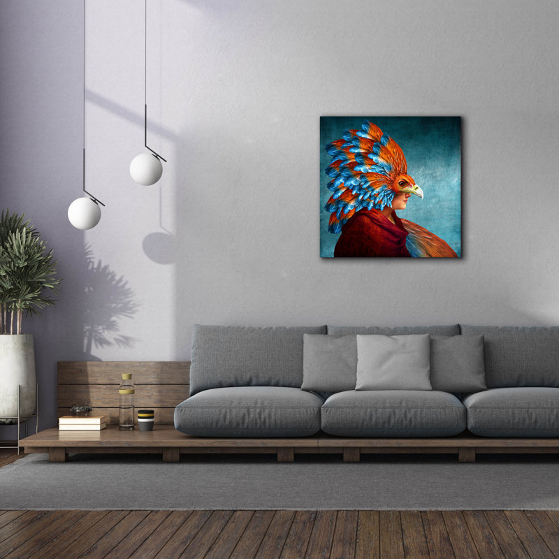 «FreeSpiriting» par Diogo Verissimo, H 37 po x l 37 po x P 1,5 po