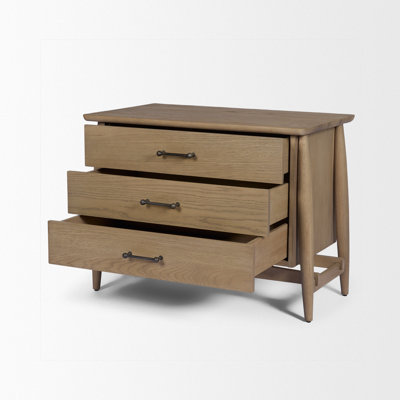 Table de chevet 3 tiroirs Hollis