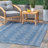 Cota Moroccan Power Loom Blue Indoor/Outdoor Rug-954415947