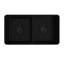 33'' L Double Bowl Fireclay Kitchen Sink-86330972
