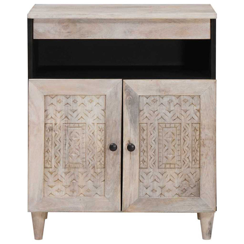 Solid Wood Accent Cabinet, White