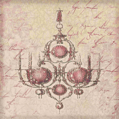 " Chandelier 2 " Painting Print