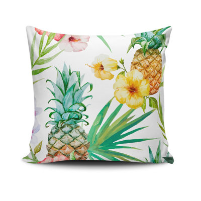 Escandon Decorative Cushion Cover, 17 x 17 Inches, 50% Cotton / 50% Polyester | Machine Washable at 104°F, Ironable, Concealed Zip Closure | Perfect for Living Room, Bedroom, and Stylish Home Décor