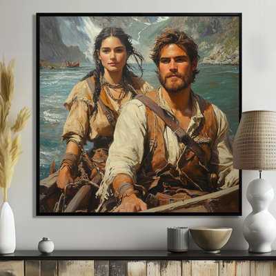 Ayza Lewis And Clark Expedition In 1804 I - Native American warrior Wall Art Decor