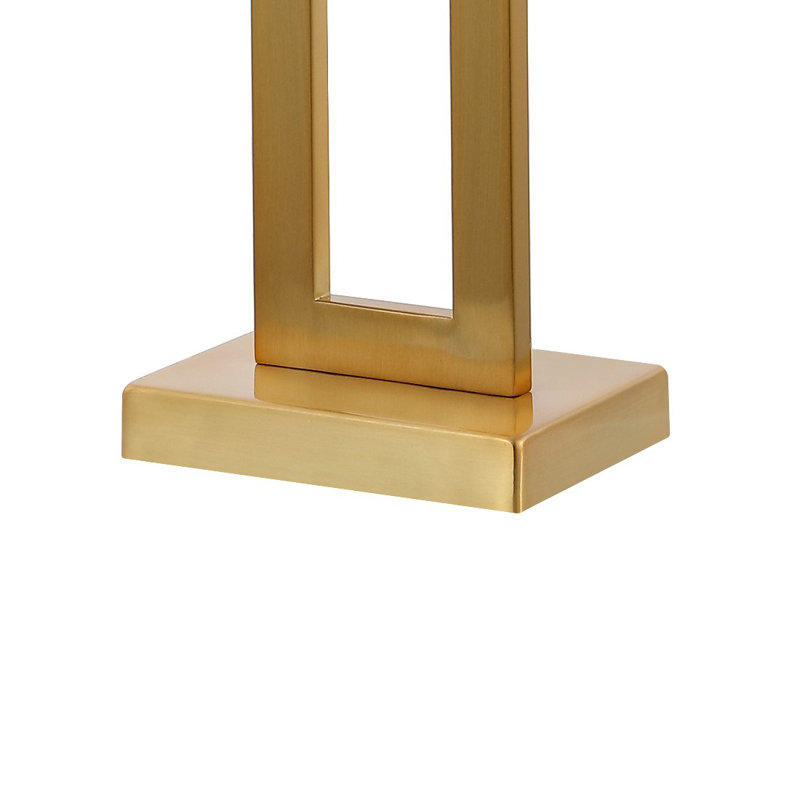 Arthuree Metal USB Table Lamp, Brass Gold