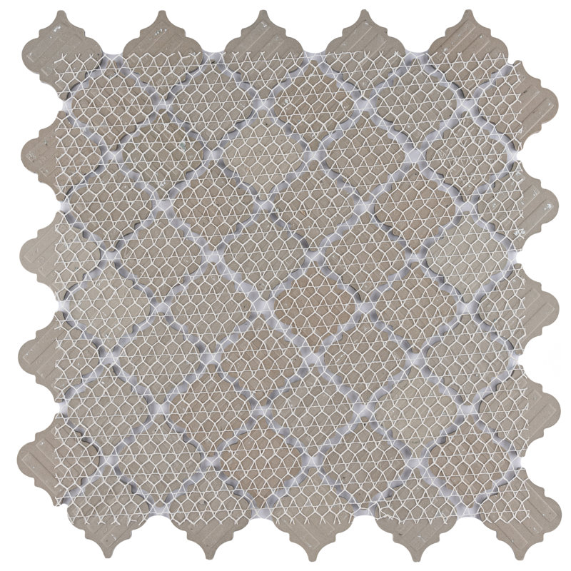 Hudson Tangier 2" x 2" Porcelain Grid Mosaic Wall & Floor Tile, Frost Blue