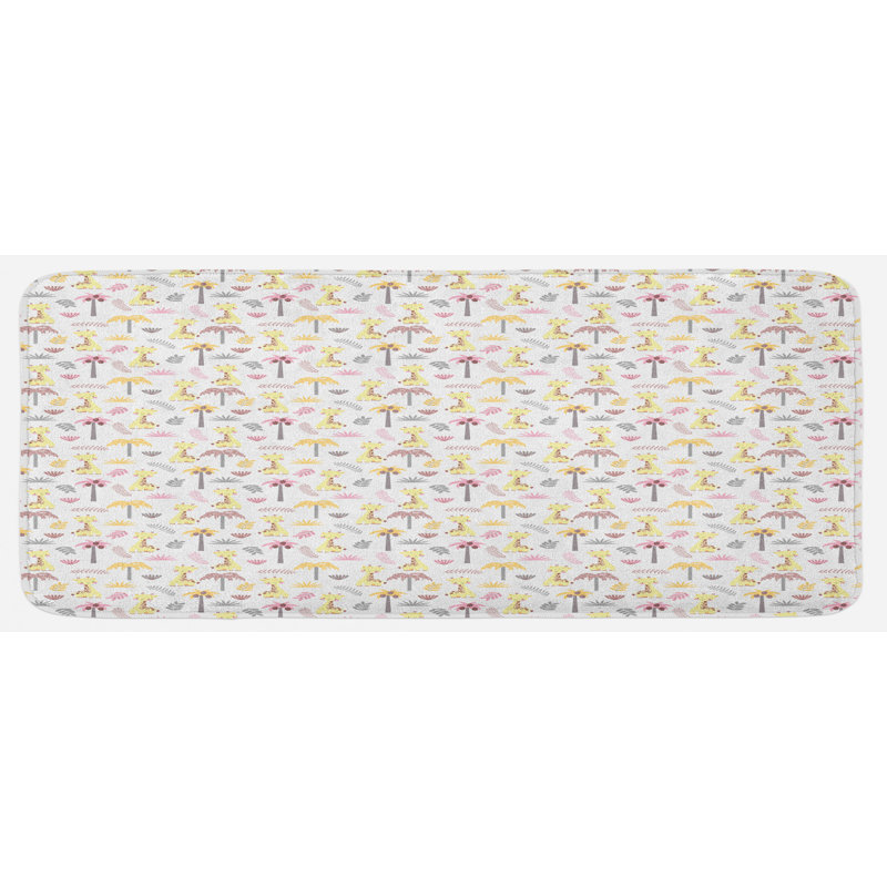 Coastal Mixed Synthetic Kitchen Mat