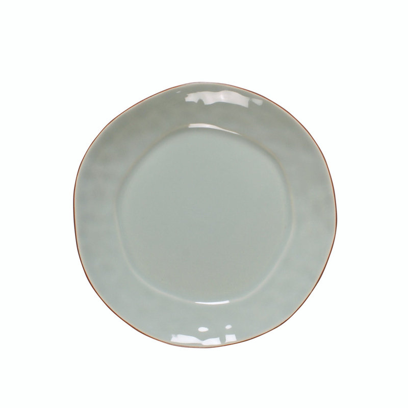 Cantaria Stoneware Appetizer Plate, Sheer Blue