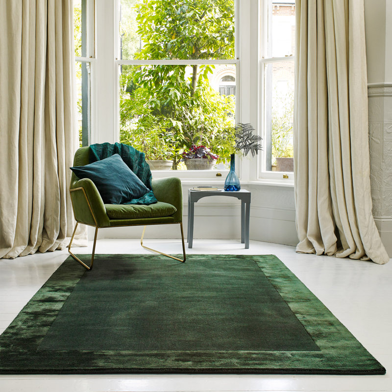 Abital Solid Colour Hand Woven Area Rug, Rectangle 200 x 290cm