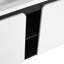 Meuble-lavabo simple 35,6 po avec plateau en céramique Hanfried