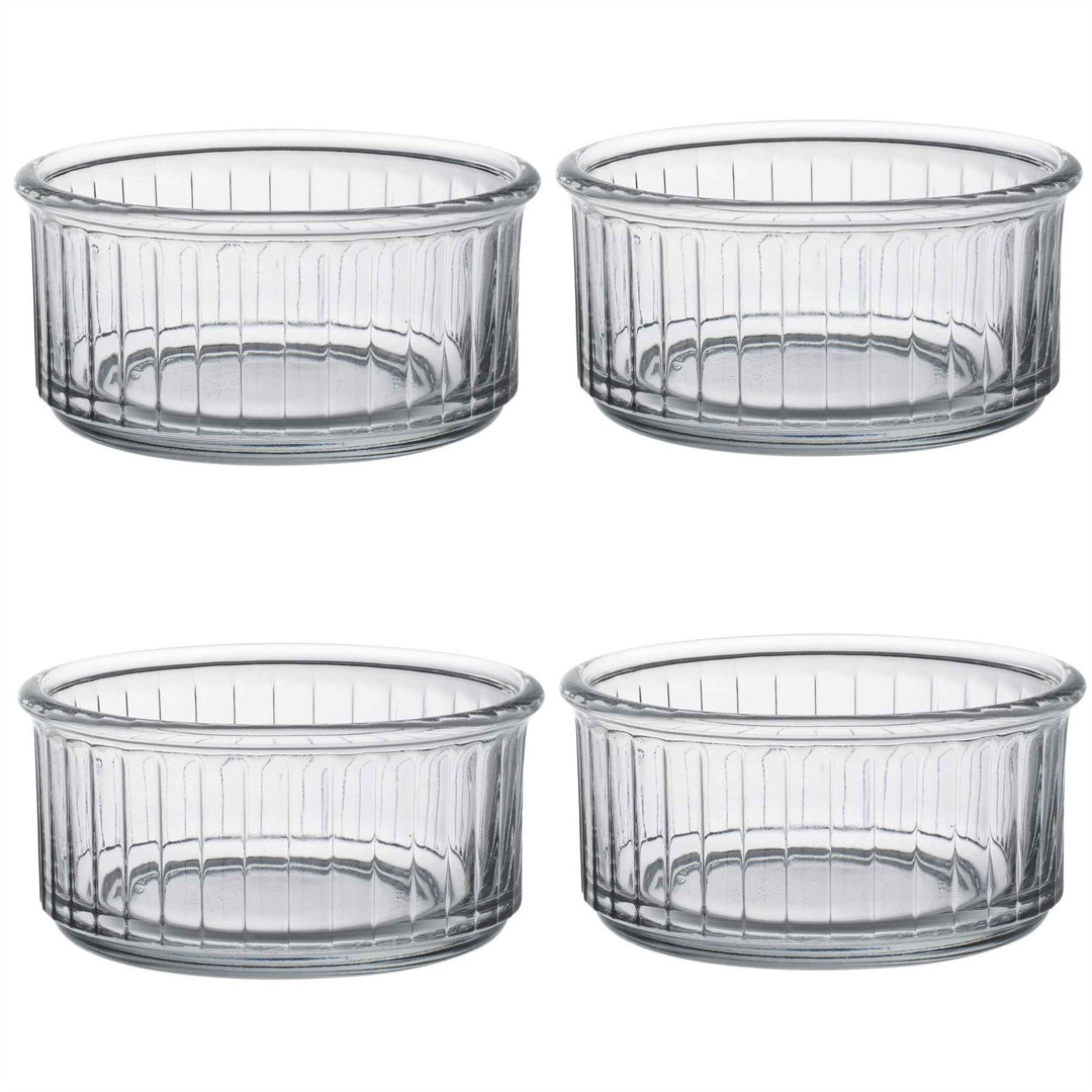 Duralex - Oven Chef Glass Ramekins for Creme Brulee, Desserts - 10cm