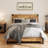 Bed Frame with 4 Storage Drawers, Metal Platform Bed Frame with Wooden Headboard and Footboard, Noise-Free, No Box Spring Needed-875797554