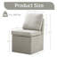 Chaise d'appoint rembourrée Harriotte-114509273