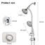 Double système de douche avec 7 jets à main-122461378