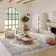 Burnie Oriental Ivory/Pink Area Rug