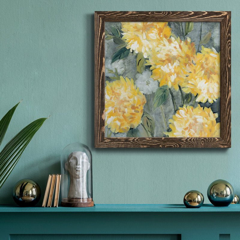 «Sundown Turnwood I», reproduction d'art sur toile encadrée, H 20 po x l 20 po x P 1,5 po, Cadre noyer