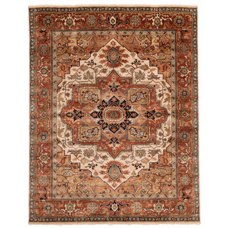 Tapis ivoire Jules Sultane 7 pi 11 po x 9 pi 11 po