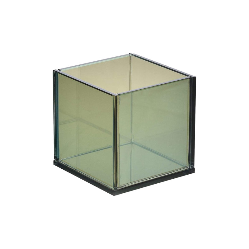 Photophore en verre cube