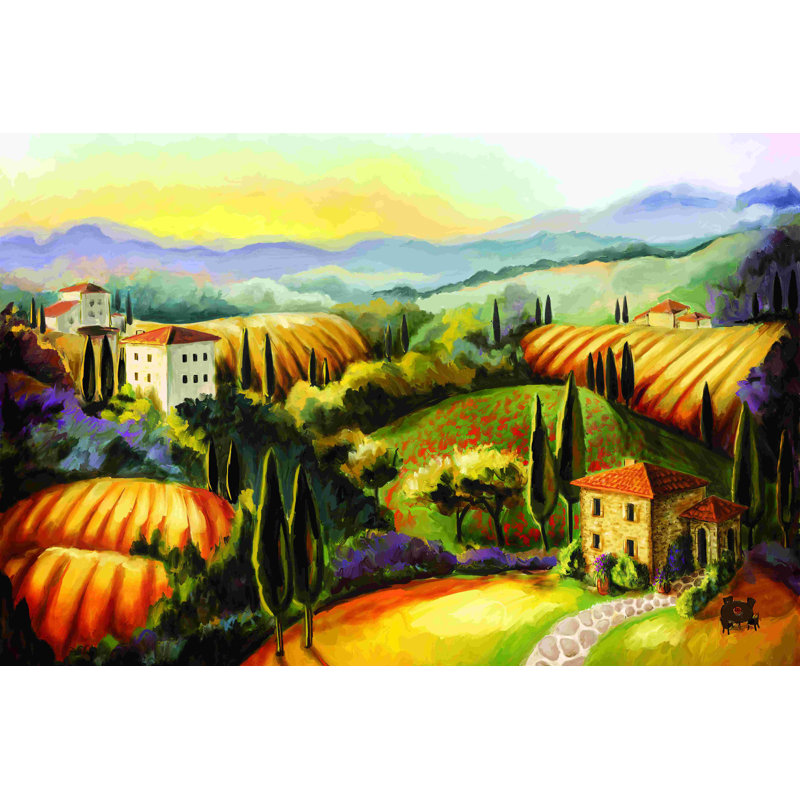 " Tuscan " Painting Print, 20" H x 30" W