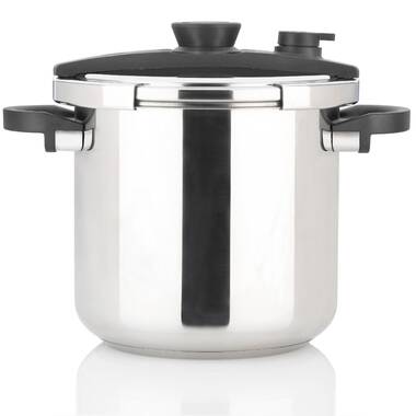 Barton Turbo 6 qt. Silver Stove Top Pressure Cooker Induction Compatible  with Easy-Lock Lid 99943-H - The Home Depot