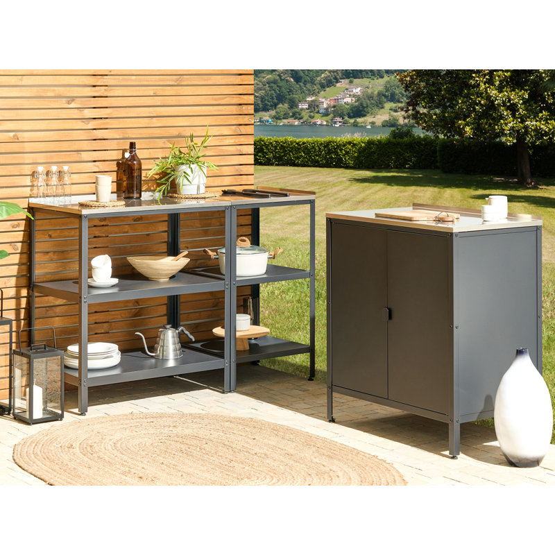 17 Stories 80cm 1 Modular Outdoor Kitchen Cabinet