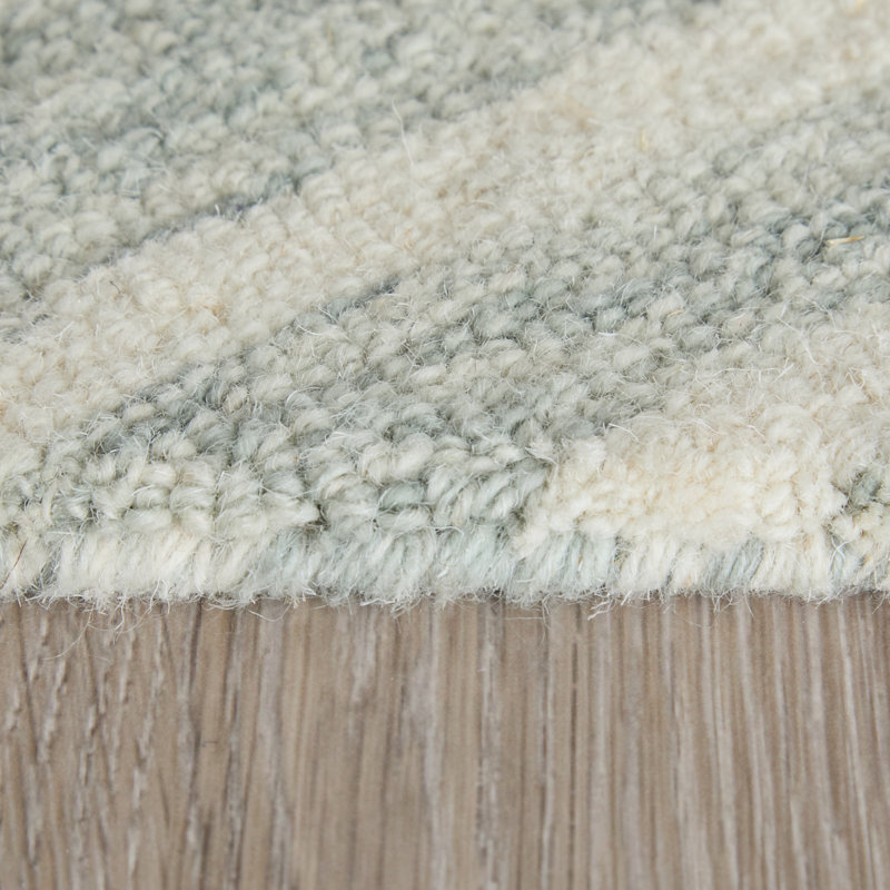 Wallace Modern Abstract Gray Area Rug, Rectangle 5' x 8'